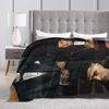 Rauw Alejandros Soft Warm Blanket  Girls Boys Plush Throw Blanket Fashion Living Room Flannel Bedspread Sofa Bed Cover