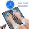 Foot Massage Mat USB Charge LED Digital Display 19 Modes 8 Gears EMS Electric Foot Acupoint Massager Muscle Relieve Cushion