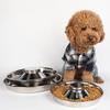 Dog Bowl Stainless Steel Slow Feeder Dog Bowl 26cm Diameter Gift