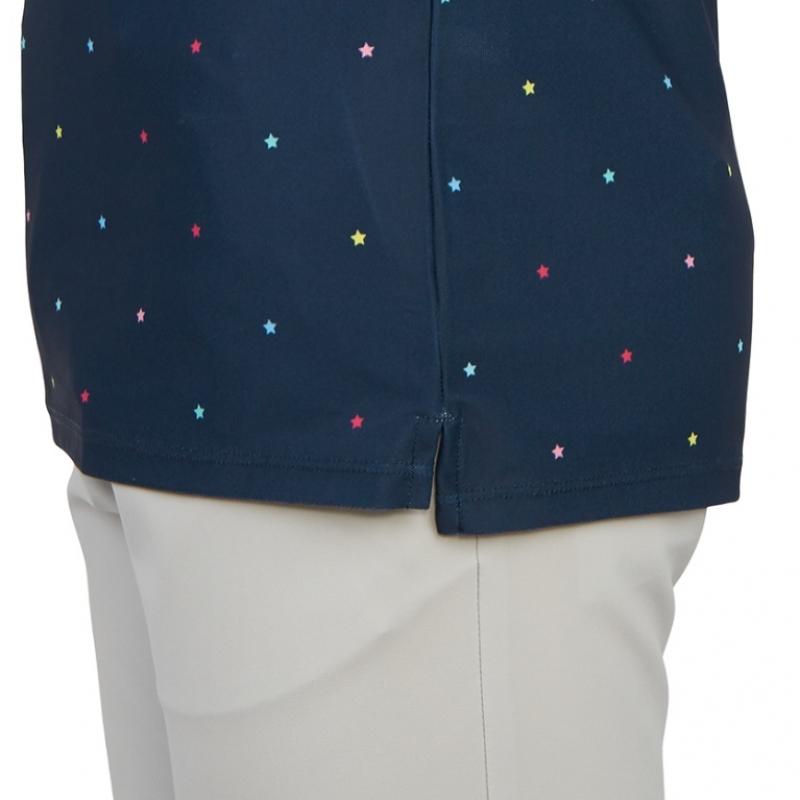 Tricou bărbătesc Galleria G Fore Pore Golfwear cu guler și mânecă scurtă G4mS23k240b TwlT