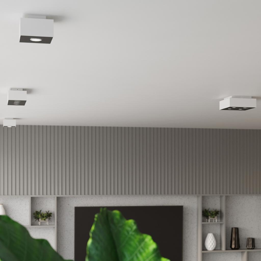 Mono 4 white ceiling lamp