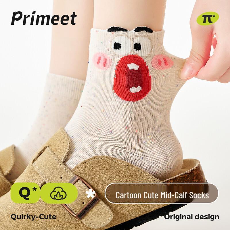 PRIMEET Women s Cartoon Novelty Socks One Size (Fits 36-39)