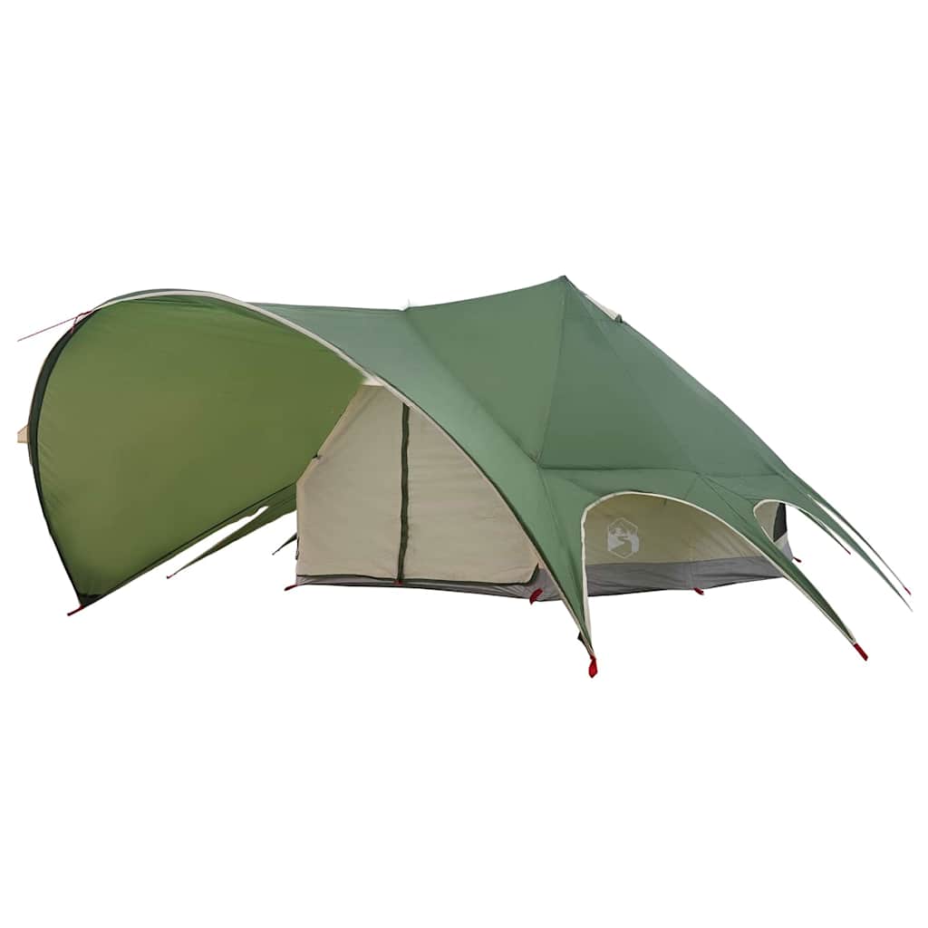 Teepee Tent for 9 People Green and Gray 502 X 502 X 297 Cm