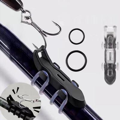 Magnetic Fishing Lure Holder Fishing Rod Hook Keeper Fly Fishing Equipment Bait Hanger Lure Jig Hooks Fixer Portable Accessories