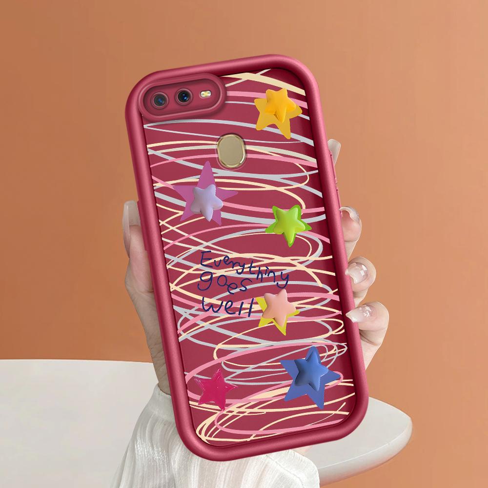 Coque de protection antichoc en silicone souple avec motif de dessin animé pour appareil photo OPPO Reno Realme OnePlus