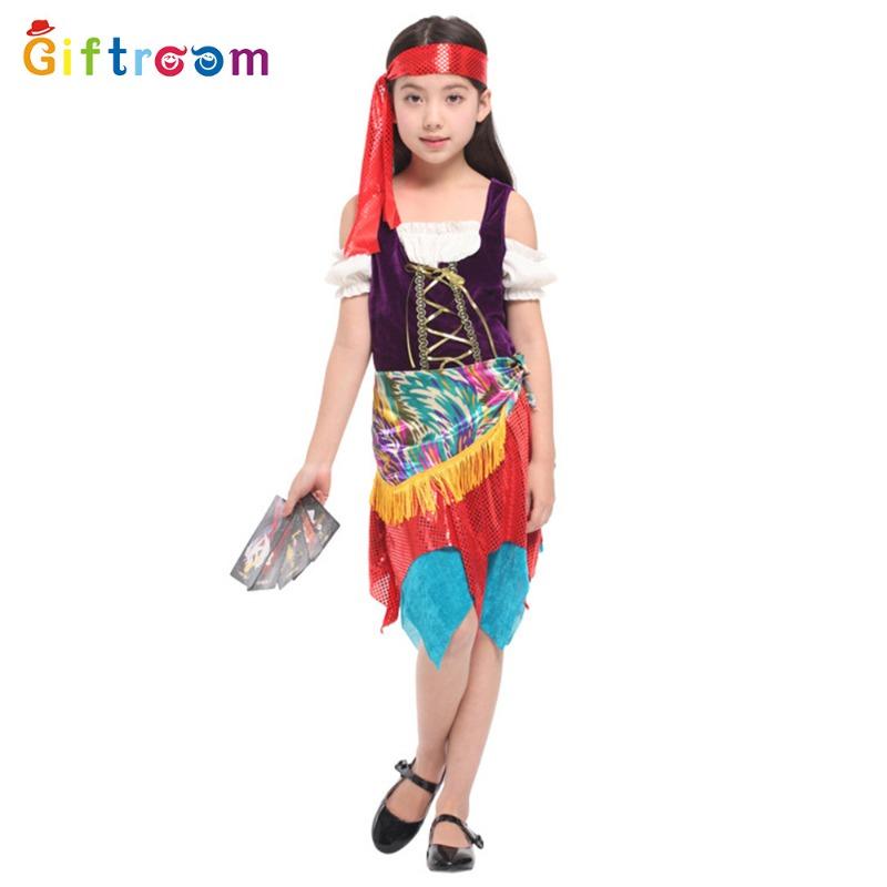 Halloween Cute Little Girl Princess Cosplay Stage Show Costume Masquerade Party