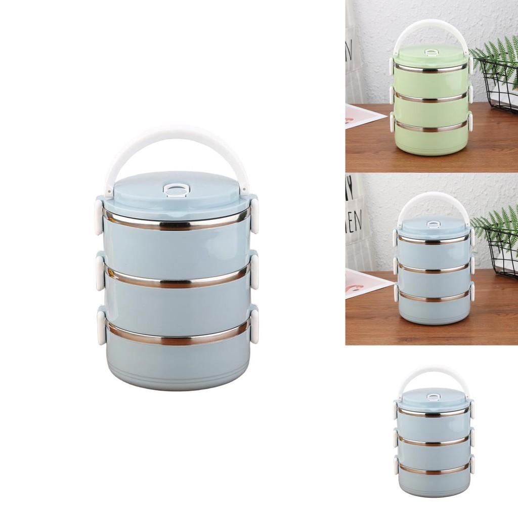 Stainless Steel Food Storage Box With Modular Layers For Daily Meal Organization