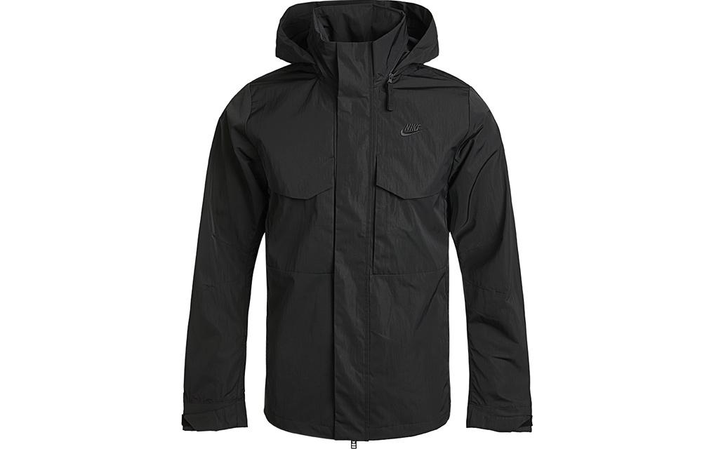 

Nike Jackets Men s Black Detachable Hood Moderate Workwear CZ9880-010 S
