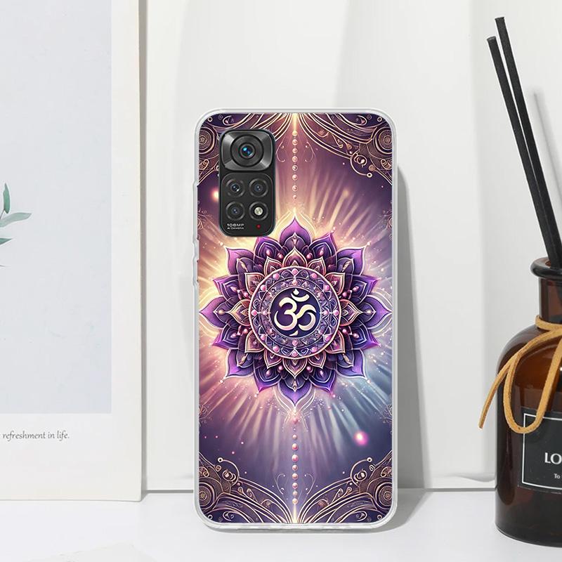 Mandala Chakra Insist Yoga Phone Case For Xiaomi Redmi Note 15 13 14S 14 Pro Plus 12S 11S 10S 12 11E 10 11T Art Fundas Back Cove