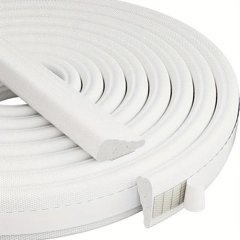 1 шт. 3 метра/5 м Клиновидная пенопластовая уплотнительная лента Уплотнительная лента для дверей Самоклеящаяся уплотнительная лента Заполнитель зазоров дверной коробки 3meters