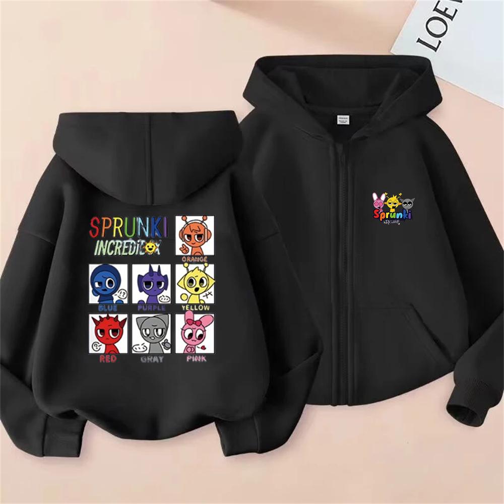 

Casual Children s Clothing Fashion Print Sweatshirt Loose Hoodie Sweatshirts Girls 160 чёрный