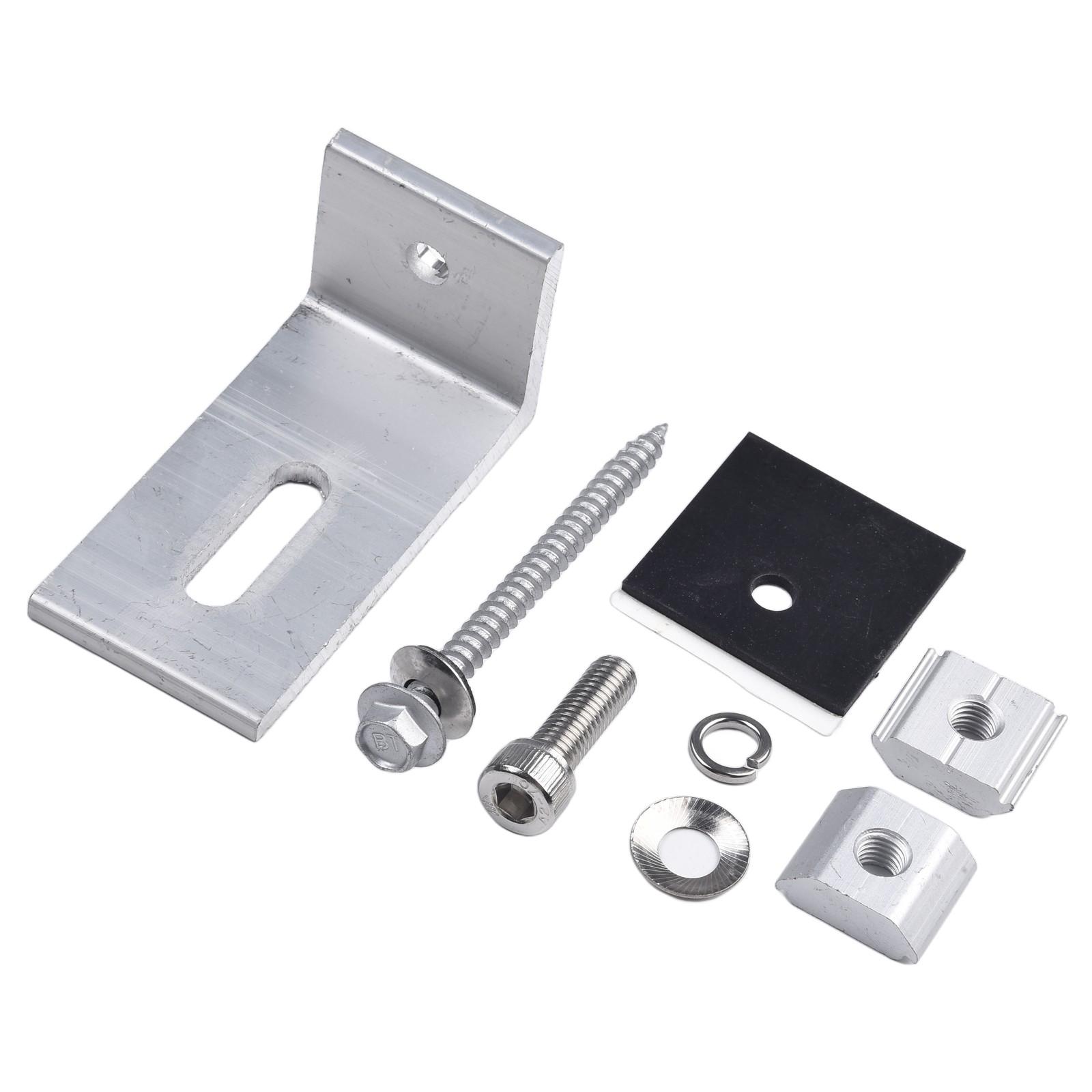 Solar Panel Mounting Bracket 90 Degree Aluminum Alloy Boat 4pc