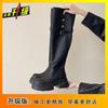 Knight Boots Women's 2025 Autumn and Winter New Thick-soled Small Martin Boots Over Knee Boots Skinny Boots