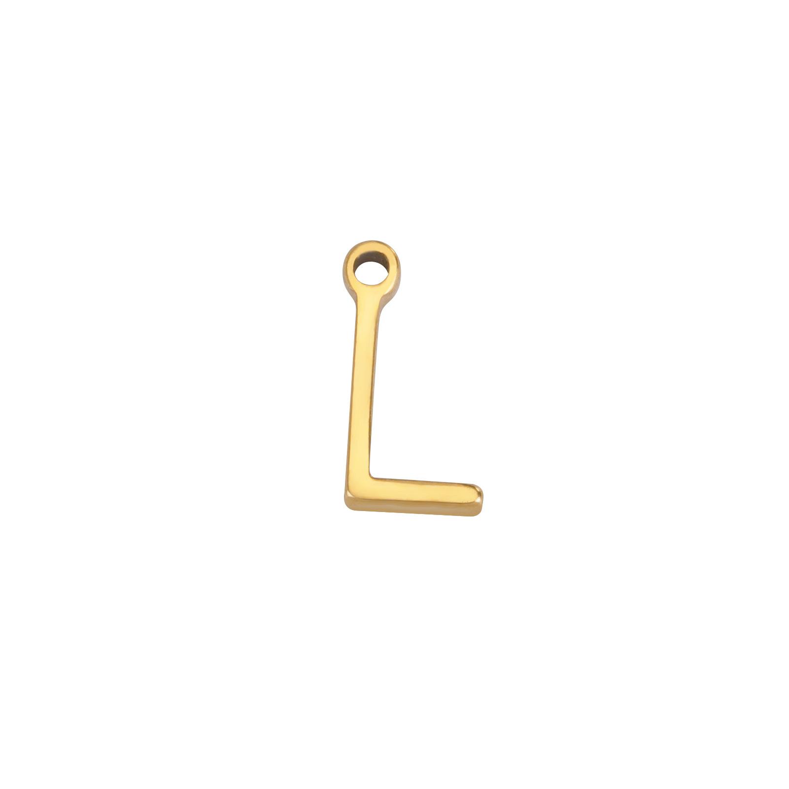 

1Piece 304 Stainless Steel Mini Letter A-Z Charms For Jewelry Making Initial Alphabet/ Capital Pendant Bracelet Necklace DIY Silver