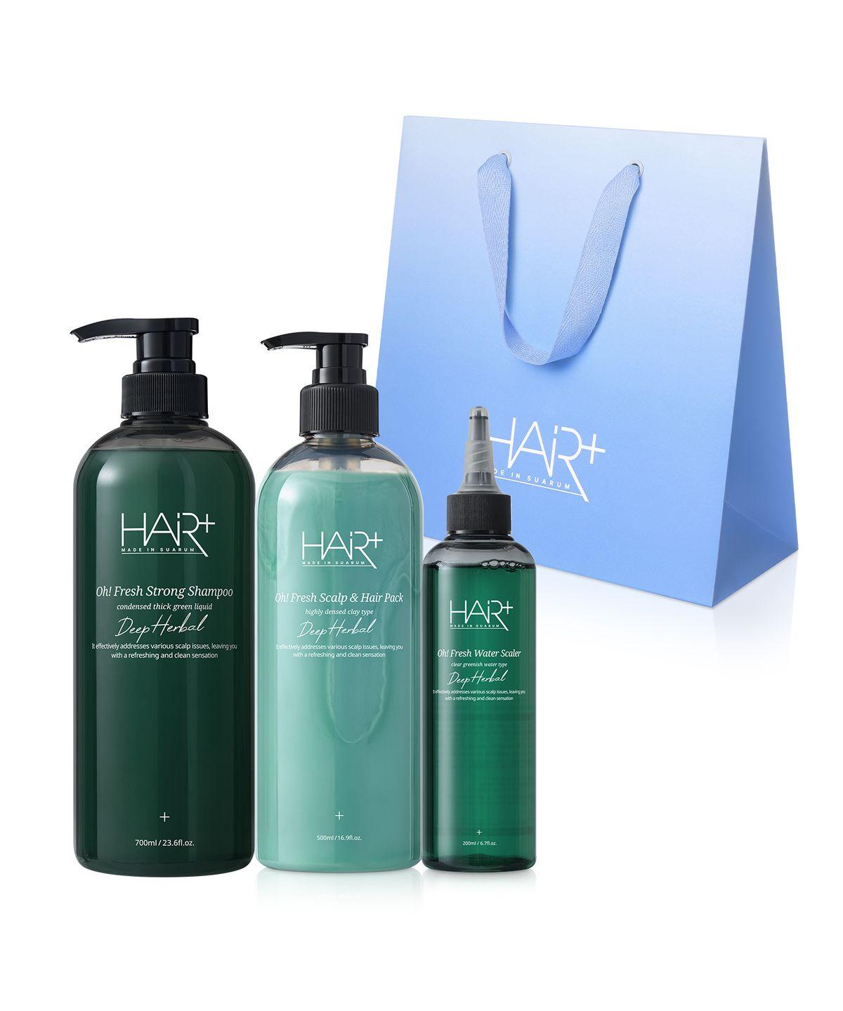 Offresh Oily Scalp Scaling Dandruff Clinic Gift Set (Functional for Hair Loss Relief)