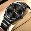 Fashion Retro Diamond Dial Casual Watches Round Stainless Steel Waterproof Luminous Clock Quartz Wristwatch for Women Gift
