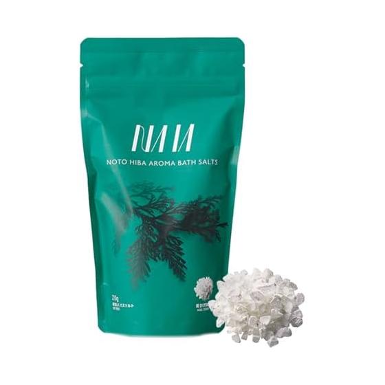 [Feel like a forest bath at home with carbonated water and natural sea salt] NAIA Noto Hiba Bath Salts 210g [Gift Forest Bath Salts Warm Bath Cypress