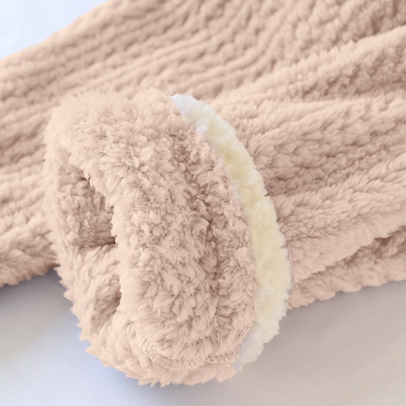 Women's Fashion Fleece Line Thickened Long Pajama Pants