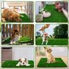 PICK FOR LIFE Dog Grass Pad X Inch Strong Absorbent Soft Real Grass Pet Potty Training Easy To Clean Artificial Grass for Dogs Indoor and Outdoor 39.4