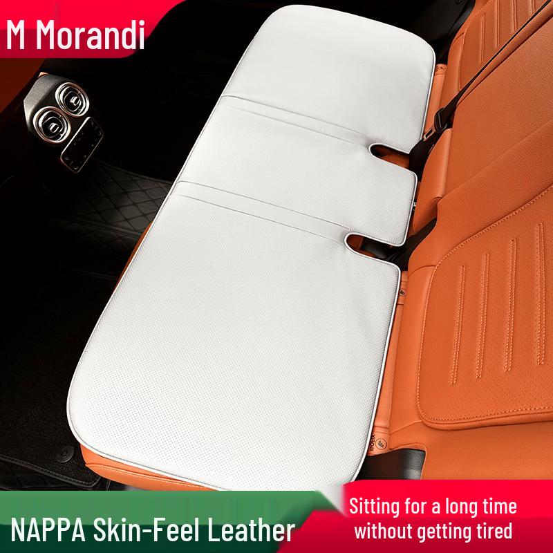 Morandi Nappa Leather All-Season Car Seat Cushion for Mercedes-Benz E-Class/C-Class/GLC/GLB/GLE