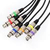 Canon XLR Color Audio Cable: Male to Female Microphone Mixer DMX Speaker Cable