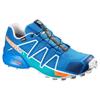 SALOMON 4 Gt Skóra Antypoślizgowe Odporne na Ścieranie Niskie Buty Outdoor Męskie Błękitne 390722