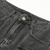 LAP Vintage Cargo Mini Denim Skirt Aq2Ds460