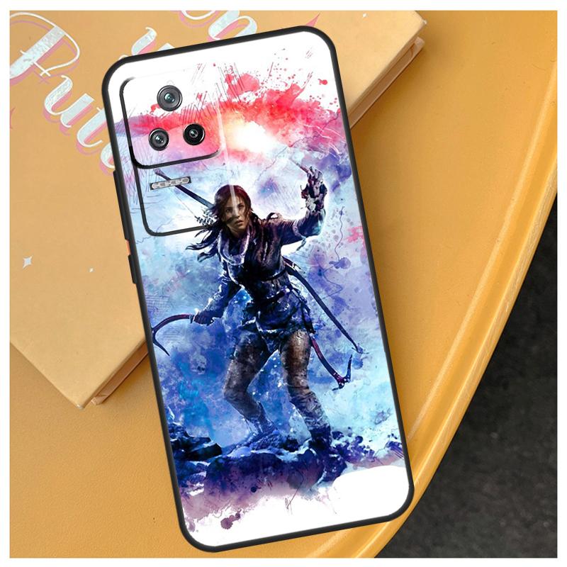 Lara Croft Tomb Raider Case For Xiaomi 14T 13T Pro 11T 12T 13 14 15 Ultra POCO X6 Pro X3 X5 F5 F6 M6 X7 Pro Cover