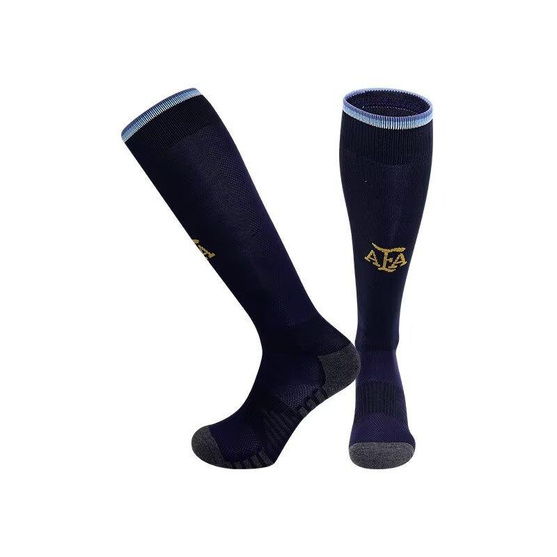 Football training clothes 2026 World Cup national team Argentina Portugal France towel bottom football stockings M children s size (30-37 shoe size)