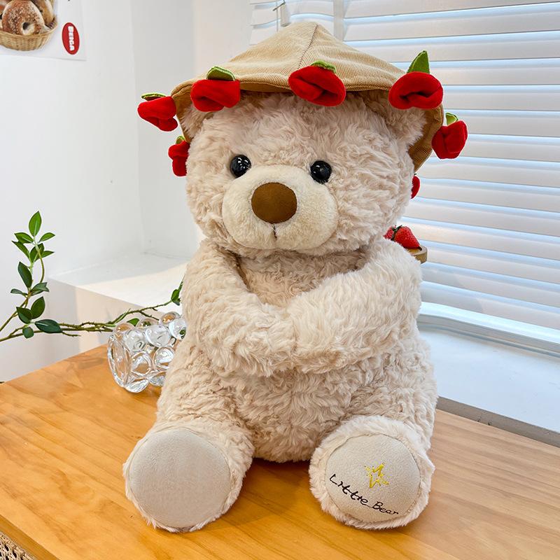 

Rose bear doll hug flower teddy bear doll bear plush toy valentine s day gift 30cm