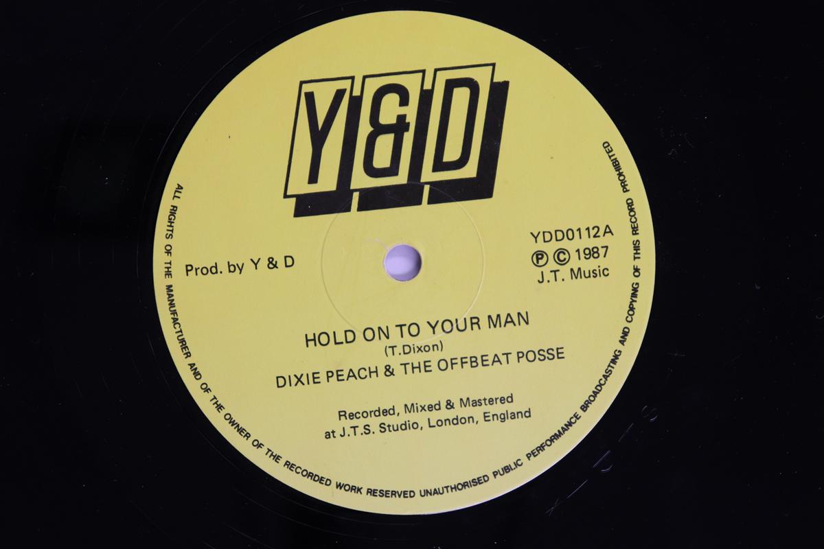 

12inch Record DIXIE PEACH THE OFFBEAT POSSE Hold On To Your Man Tonight Is Th YDD0115 Y D 1987 UK Reggae Ska Dub Used