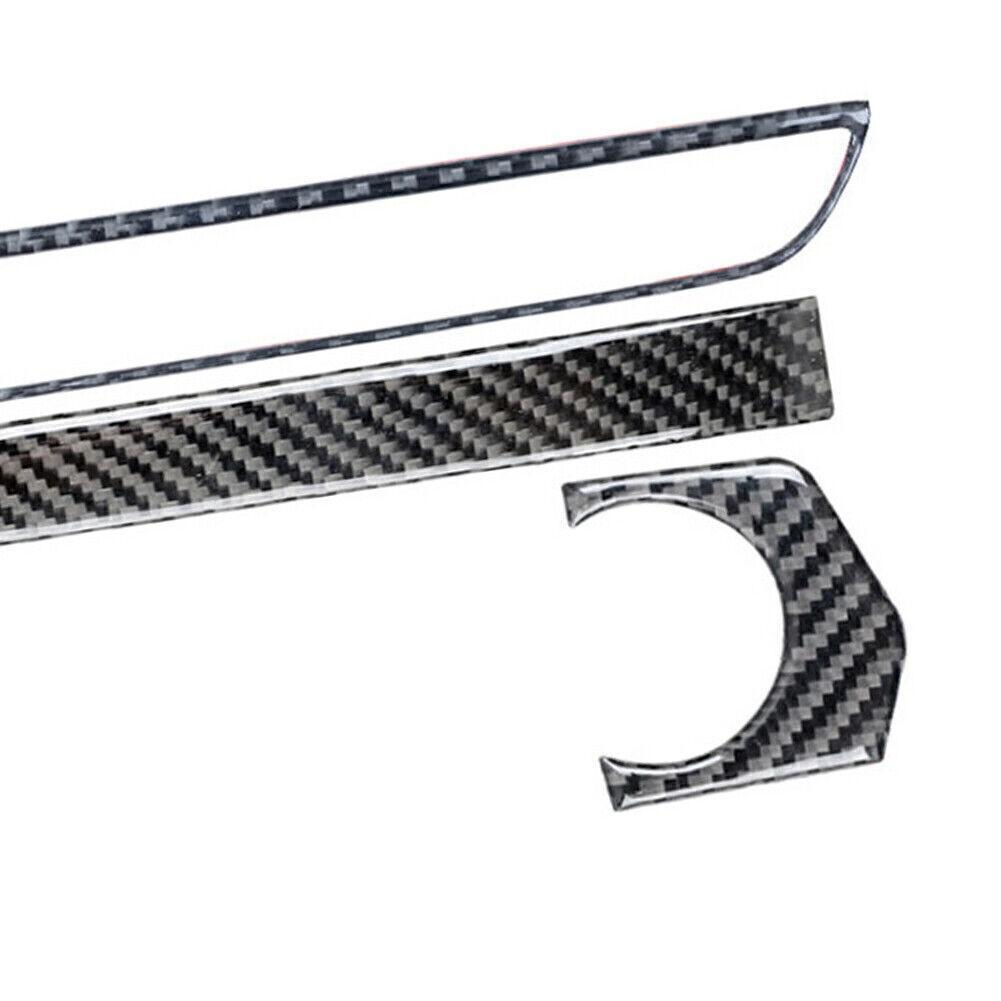 For Mazda CX-9 2016-2023 Real Carbon Fiber Center Console AC Switch Panel Trim