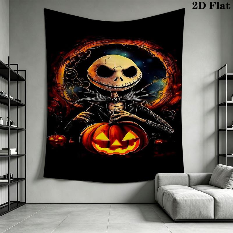 Nightmare Before Emma'S Adventure Tapestry Background Cloth Fashion Print Background Cloth Wall Decoration Christmas Gift