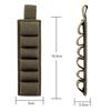Tactical Outdoor 6 Round Shotgun Shell Holder Ammunition Pistol Bullet Reload Holder with Adhesive Backing Sticker