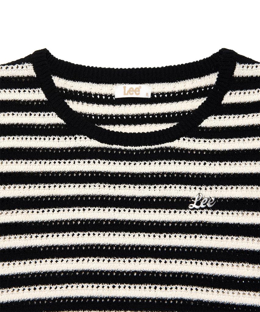 LEE Women'S Scaly Stripe Knit Black
