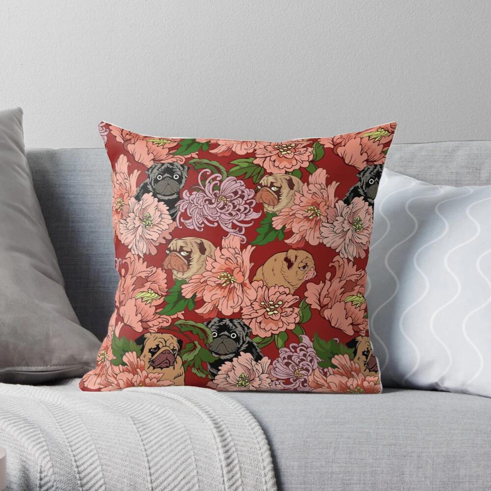 Zuhause Schlafzimmer Dekokissenbezug Orange Gelb Geometrisch Wohnzimmer Sofa Kissenbezug