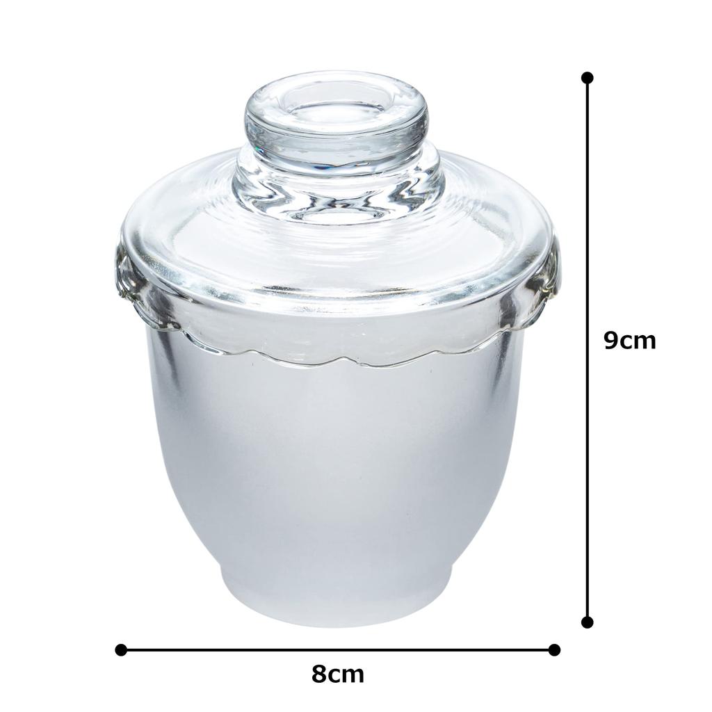 Mizusaki Glass Chawanmushi Bowl Mini 8cm Kasumi Made in Japan Transparent Approx. MKG-413703