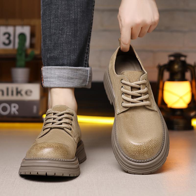 Fashion Fashion Men's Thick Soled Shoes Luxury and Minimalist Styles Party or Work Business Office Thick Soled High-quality Shoes