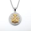 Men's Retro Stainless Steel Double-Sided Thor's Hammer Pendant Necklace