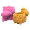 Epoxy Sheep Mold Succulent Flower Pot Silicone Mold Mirror Resin Storage Mold