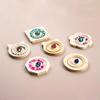 1Pcs Organizer Mat Wooden Jewelry Tray 10cm DIY Bead Design Board Wooden Bracelet Display Stand Plate