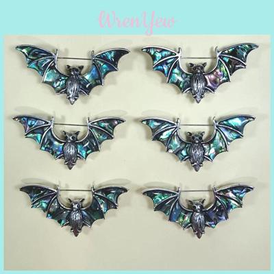 Tier Muschel Fledermaus Brosche Anstecknadel Anhänger Handgemachter Schmuck Accessoire Für Männer Und Frauen