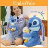 Pelúcia de Pato Abraçando Stitch Boneca Recheada Almofada Enchida com Algodão PP Decoração Casa