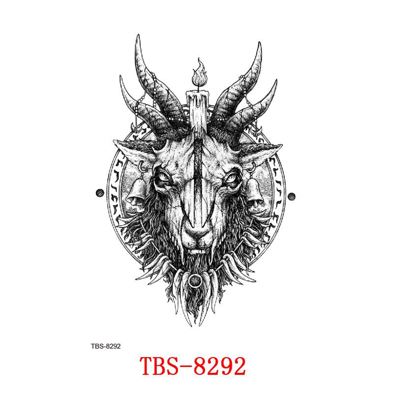 Waterproof Tattoo Sticker, Totem Character Tattoo Sticker Tattoo