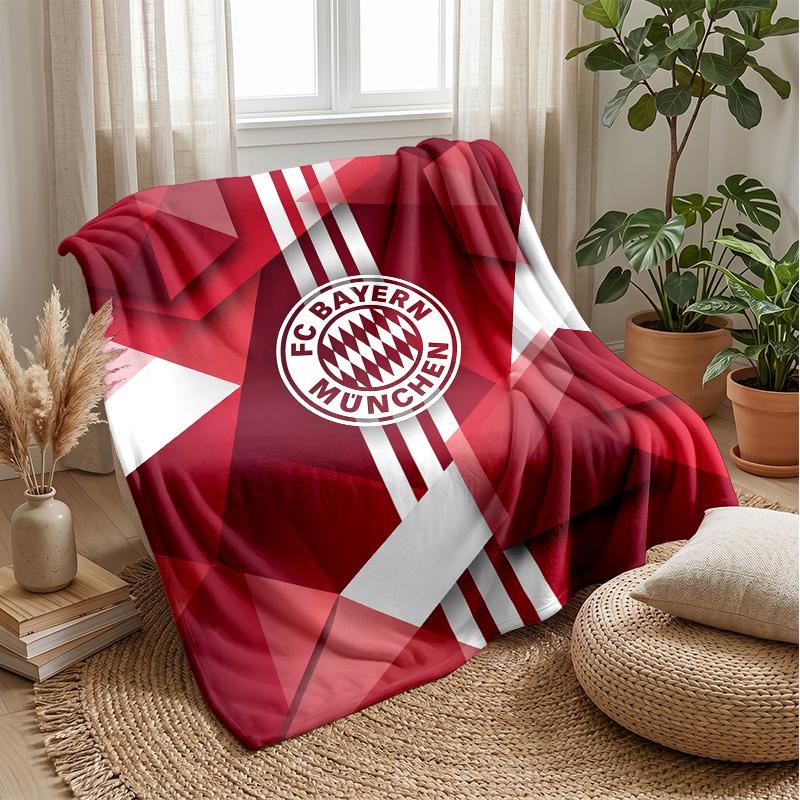 Bayern Munich Soft Flannel Fleece Blanket Lightweight Cozy Warm Throw Blanket For Sofa Bed Home Decor