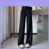Womens High Waist Loose Wide Leg Pants With Elastic Fabric For Casual Streetwear
