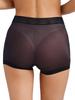 Womens Lace Trim Mesh Boyshorts High Stretch Underwear for Daily Club Wear