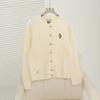 College Style Knit Sweater Cardigan For Women With Embroidery In Autumn Winter