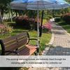 Support de parasol balcon - AIMOONSA - Pince universelle - Fonte zinguée - Pour mâts 19–38 mm - Anti-oxydation