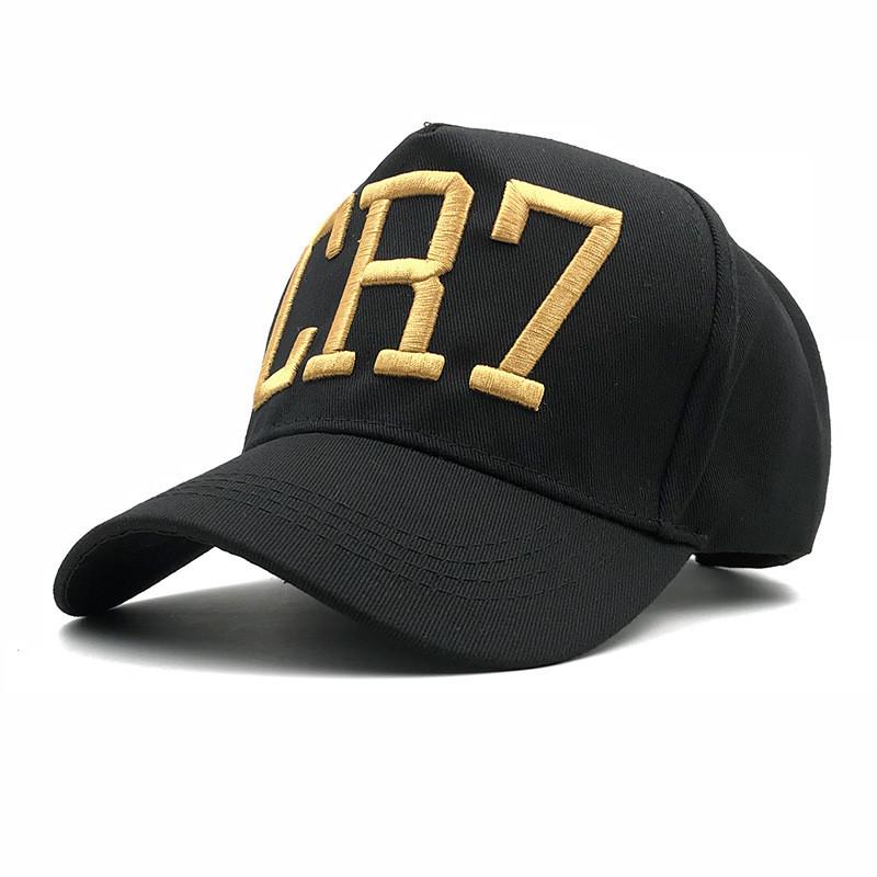 

Cristiano Ronaldo Cr7 Embroidered Cotton Baseball Cap With Adjustable Fit For Men And Women BlackCurvedBrim